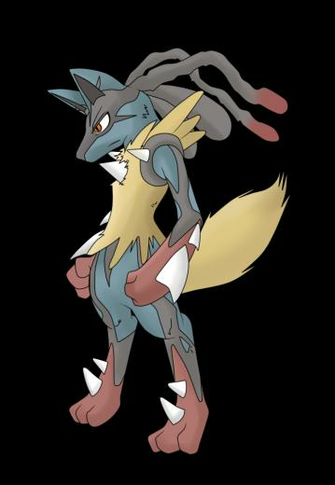 Mega Lucario By Riolu Uzumaki