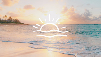 Summer Sunset Scene Wallpaper