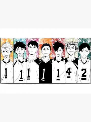 Haikyuu Captain Squad Greeting Card By Kanh77