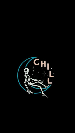 Calmado Skull Wallpaper Emo Mood