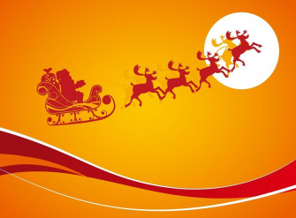 Santa Flying Cliparts Png Wallpaper