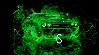 Green Flame Wallpaper