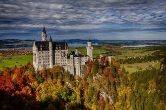 Neuschwanstein Castle Computer Wallpaper Desktop Background