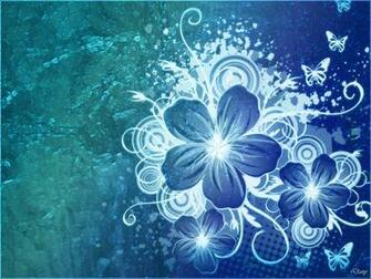 Blue Flower Wallpaper Cynthia Selahblue Cynti19
