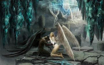 Dark Angel Wallpaper Fallen And