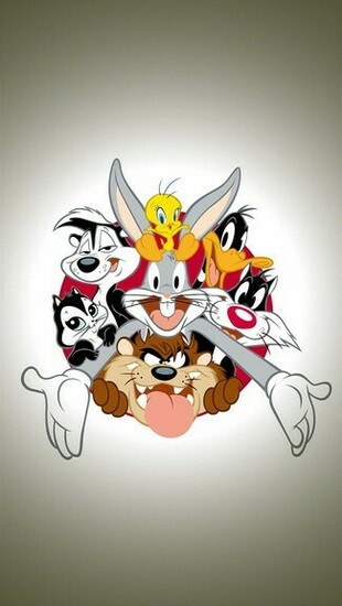 Looney Tunes Characters iPhone 5c 5s Wallpaper