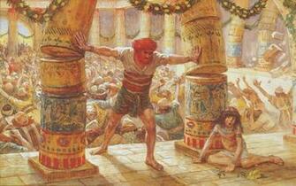 Samson Pulls Down Pillars