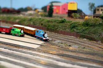 Model Train Toy Railroad Minature Trains Tracks Desktop Background