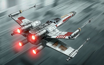 Experience The Force With X Wing Desktop Background For Star Wars Fans Wallpaper