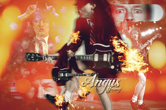 Angus Young Wallpaper Image