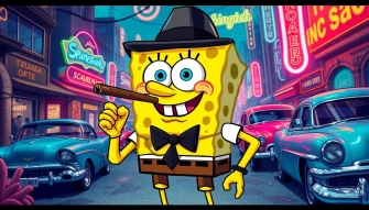 Gangster Spongebob Wallpaper