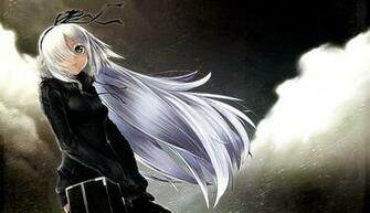 Anime Girl White Hair Wallpaper Mega