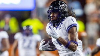 Quentin Johnston Is Left Wide Open For Tcu S 2nd Td Wallpaper