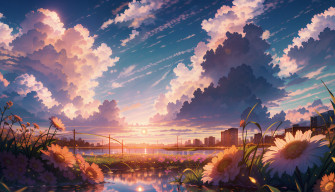 Anime Landscape 4k Ultra HD Wallpaper
