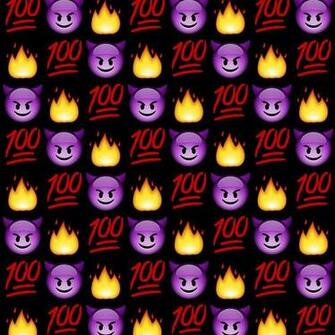 Background Badass Emoji Emoticon Fire Wallpaper