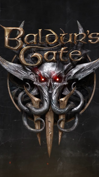 Baldurs Gate Logo 4k Wallpaper