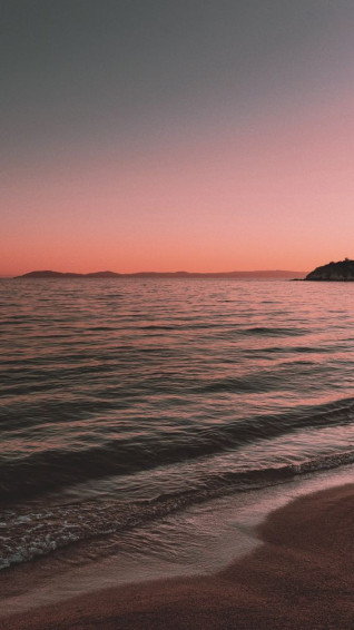 Sunset At The Beach Wallpaper iPhone