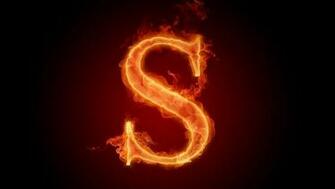 Fire Alphabet Wallpaper