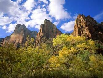 Three Patriarchs Zion National Park Wallpaper HD