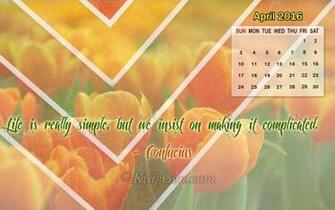 April Calendar Wallpaper Kidsgen
