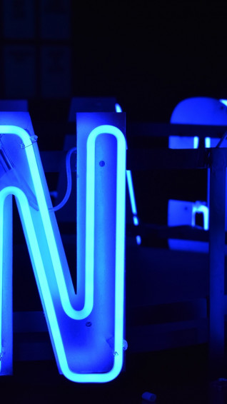 Neon Lights iPhone Wallpaper