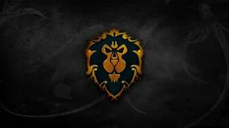 Wallpaper World Of Warcraft Crest Lions