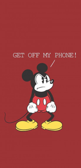 Get Off My Phone Wallpaper