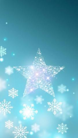 Christmas Star Winter Wallpaper Holiday iPhone