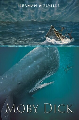 Moby Dick Book Cover By Mario0357