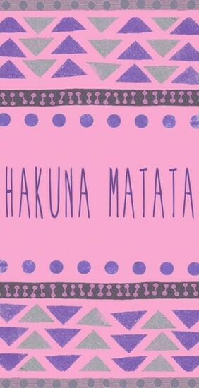 Hakuna Matata Tribal Background