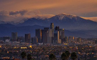 Skyline Of Downtown Los Angeles 4k Wallpaper