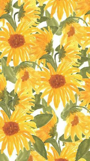 Sunflowers iPhone Wallpaper Top