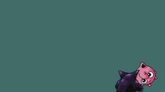 Pokemon Minimalistic Gengar Jigglypuff Battle
