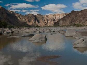 Namibia Fish River Canyon Wallpaper Cf Df Image Photo