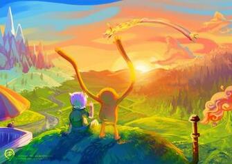 Adventure Time Land Of Ooo By Mmishee Fan Art Digital Painting