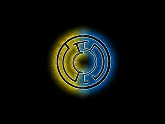 Yellow And Blue Lantern By Veraukoion