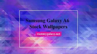 Samsung Galaxy A6 Stock Wallpaper In FHD Default