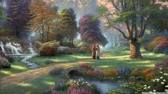 Jesus Painting By Thomas Kinkade 4k HD Desktop Wallpaper For
