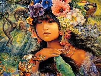 Josephine Wall Paintings Art Print Wallpaper Painting