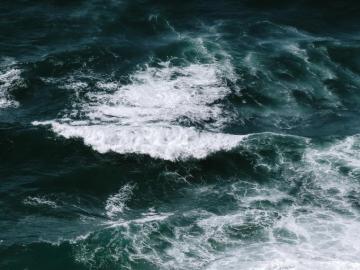 Tide Background Ocean Emerald Waves