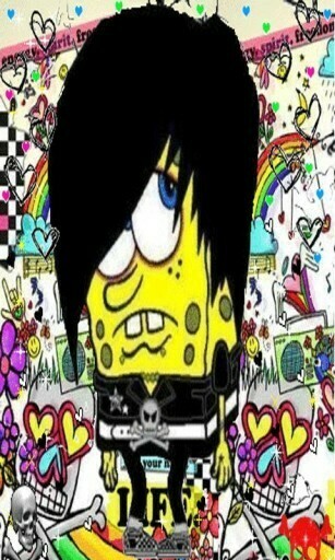 Bigger Emo Spongebob Live Wallpaper For Android Screenshot