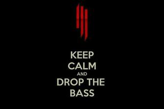 Black Background Keep Calm Wallpaper
