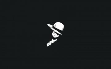 Wallpaper Anime Monkey D Luffy Dark Minimal