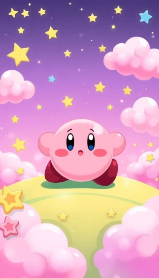 Kawaii Kirby Wallpaper