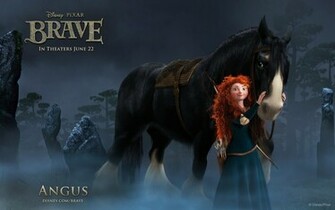 Brave Disney Pixar 3d Animation Angus HD Wallpaper