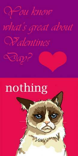 Grumpy Cat Valentine By Whyamithewerewolf