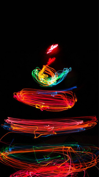 Neon Lights iPhone Wallpaper