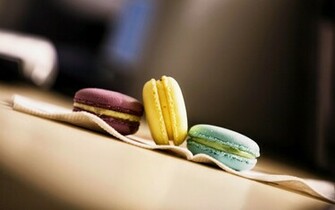 Home Food HD Wallpaper Macaron