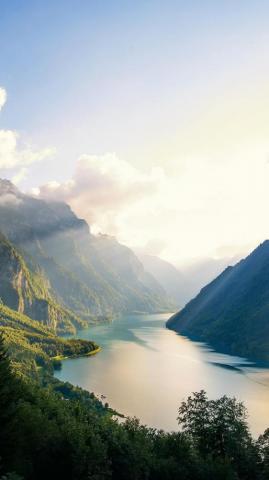 Lake Nature Switzerland World Beautiful
