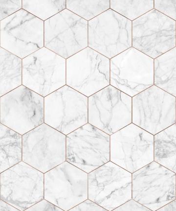 Marble Copper Tiles Wallpaper Crisp Milton King